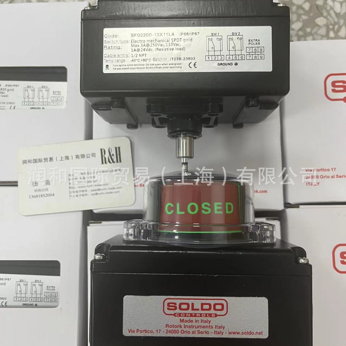 意大利SOLDO限位开关，SB系列，SF系列