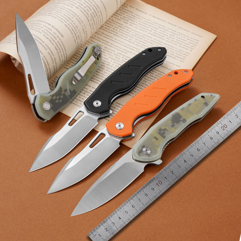 新款小刀锋利便携户外多功能折叠刀水果刀露营求生户外生存刀防身