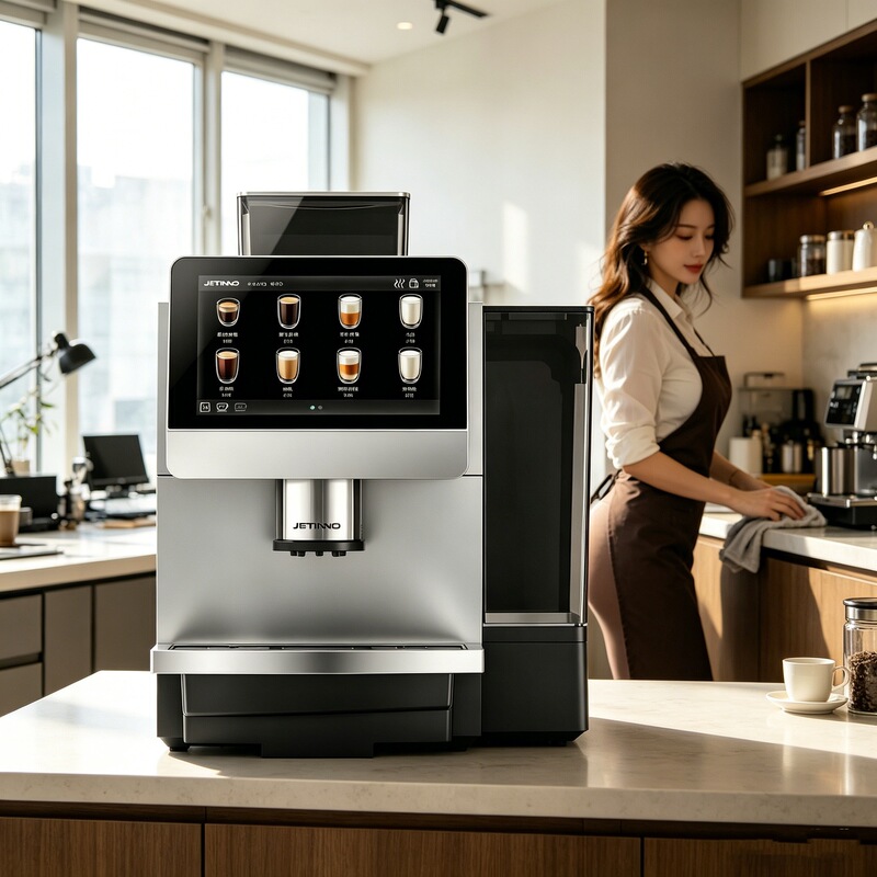 Fully Automatic Professional Commercial Coffee Machine with Integrated Grinding Technology Jl31 Automatic Water-Filling Espresso Coffee Machine Fully Automatic Professional Commercial Coffee Machine with Integrated Grinding Technology Jl31 Automatic Water-Filling Espresso Coffee Machine