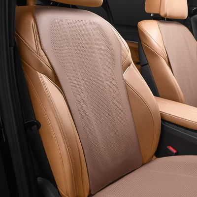 Big Dog M6 Plus Xiaolong: Seat cushion, seat cover - all-inclusive-saddle-leather-backrest-chestnut-brown