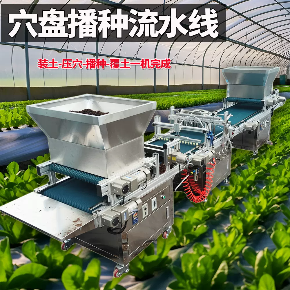 全自动穴盘育苗播种机育苗盘播种机器 电动蔬菜花卉烟草辣椒种子