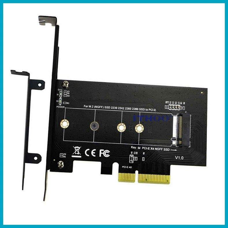ITHOO M.2תPCI-E3.0X4������չNVMEת�ӿ�M KEY NGFF SSDת����