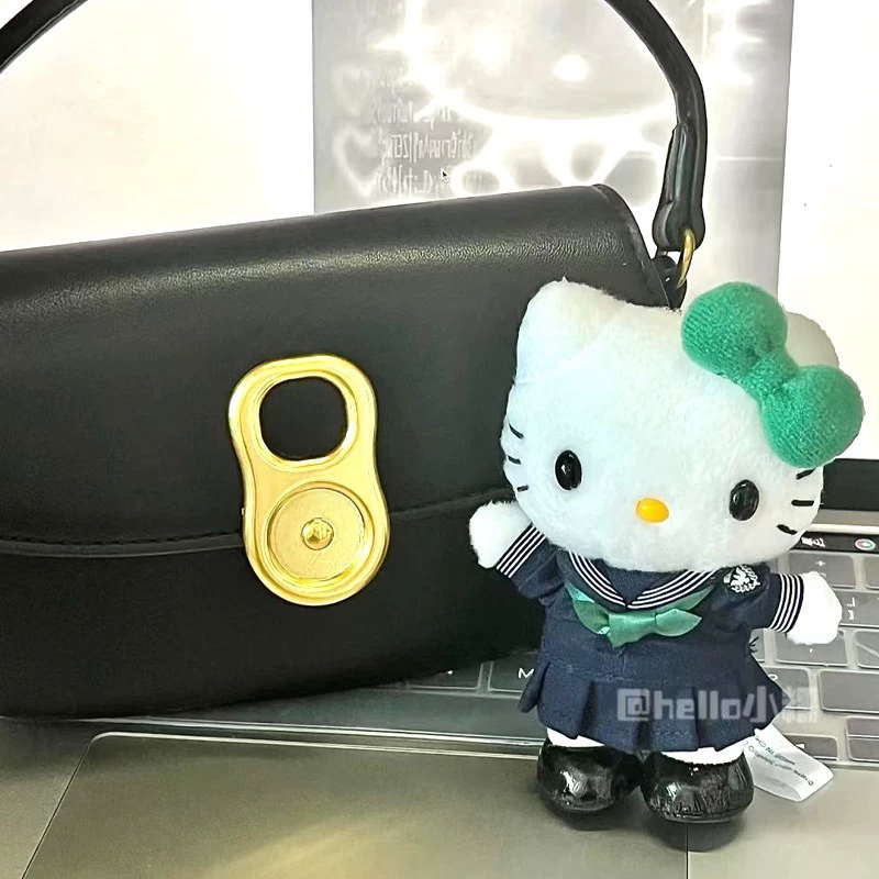Подвесной брелок (Hello Kitty) Юпитеровая плисированная юбка плюш, студенческий стиль, 2023