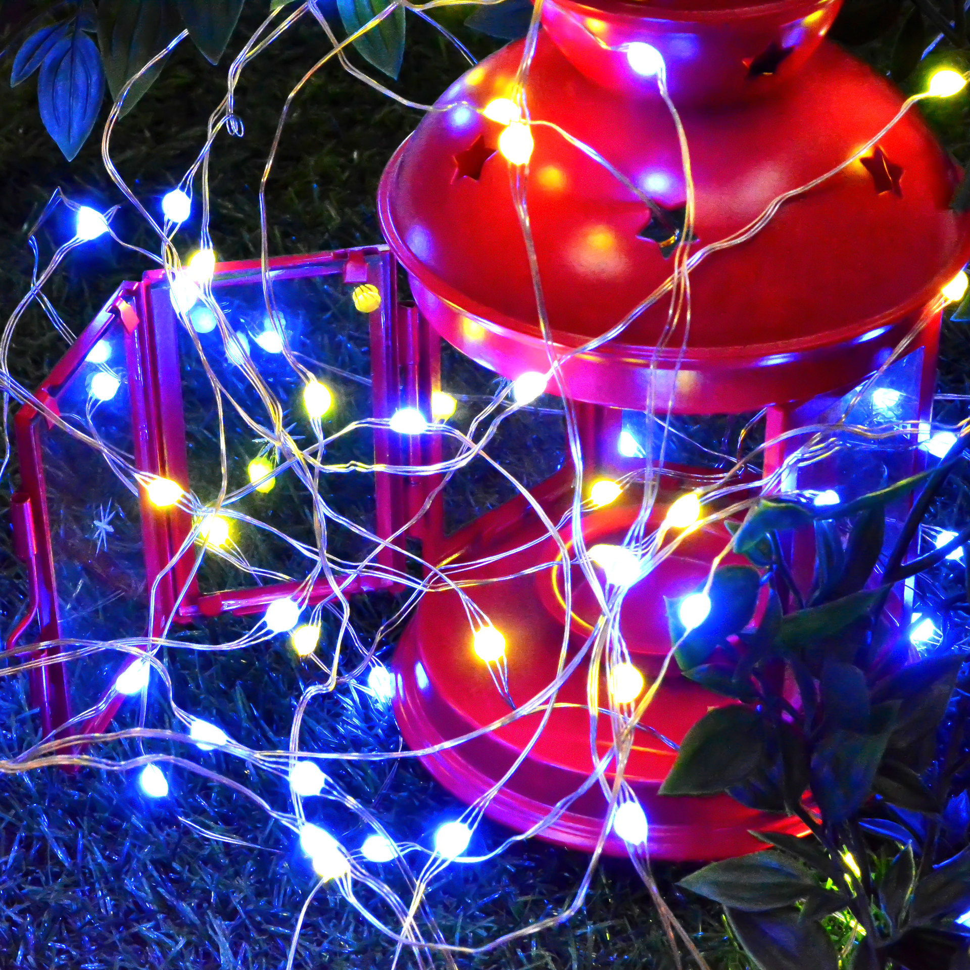 厂家直销点控灯串 APP多功能控制长灯串仙女房屋装饰灯串