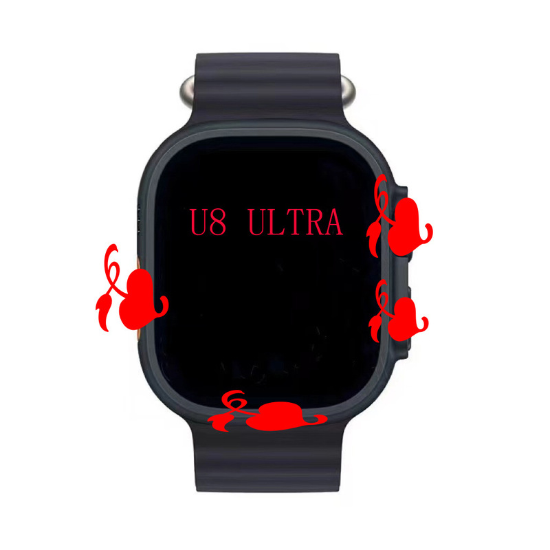 Cross-border Explosions U8 ULTRA Smart Watch Huaqiang North Top with Large Memory Voice Broadcast Compass Watch