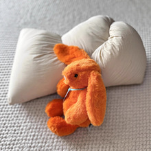 英国JE邦尼兔甜美限定北美橘色毛绒安抚公仔送礼玩具橘兔