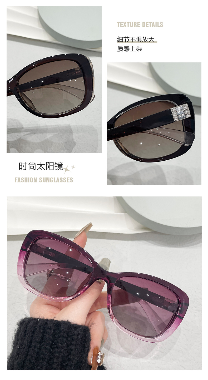 2025 New Sunglasses Women Korean Style Trendy Glasses Anti-UV Polarized Sunglasses 5577 Eyewear Wholesale