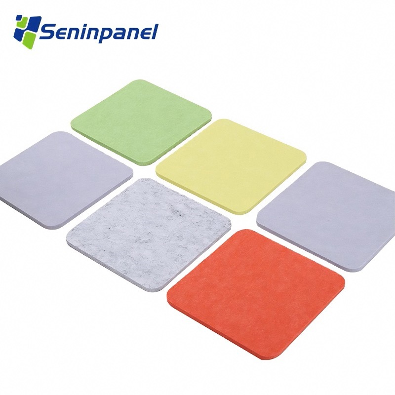 Audio-Visual Room Polyester Fiber Sound-Absorbing Panel 9mm Thick Cinema Wall Sticker Self-Adhesive Environmentally Friendly Soundproof Panel Wall Decoration