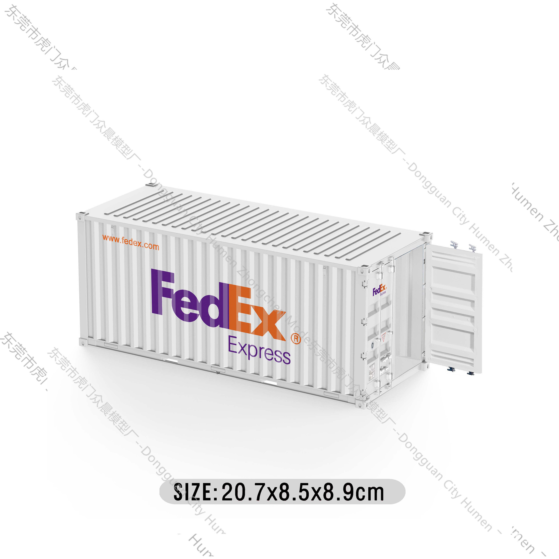 Modelo de contenedor mediterráneo Pequeños adornos industria logística Regalo de acompañante de negocios Soporte de impresión de logotipo gráfico
