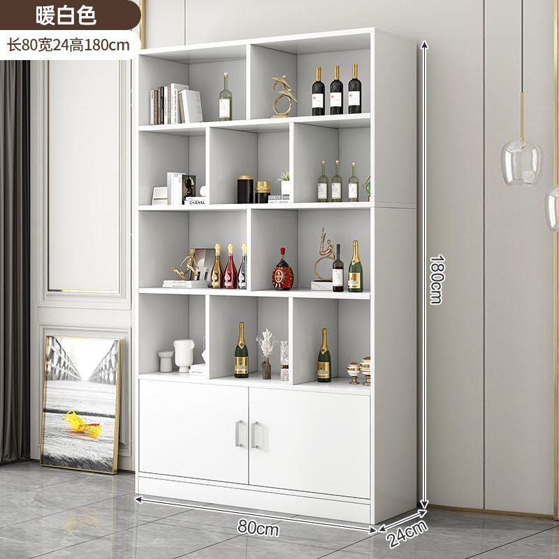 Wine Cabinet Display Cabinet Living Room Household Floor-Standing Multi-Layer Red Wine Product Display Cabinet Storage Storage Cabinet Wine Rack Tea Cabinet