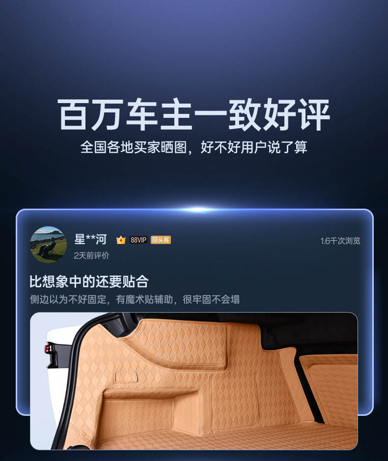 Specifically designed for 26 models of Toyota Prius 7, full-coverage trunk mat, car modification interior accessories, trunk mat