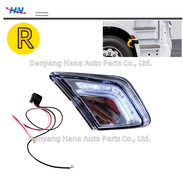 Lámpara de suelo LOGO LED señal ancha señal señal señal señal 9608201521 para camión Mercedes-Benz ACTROS MP5