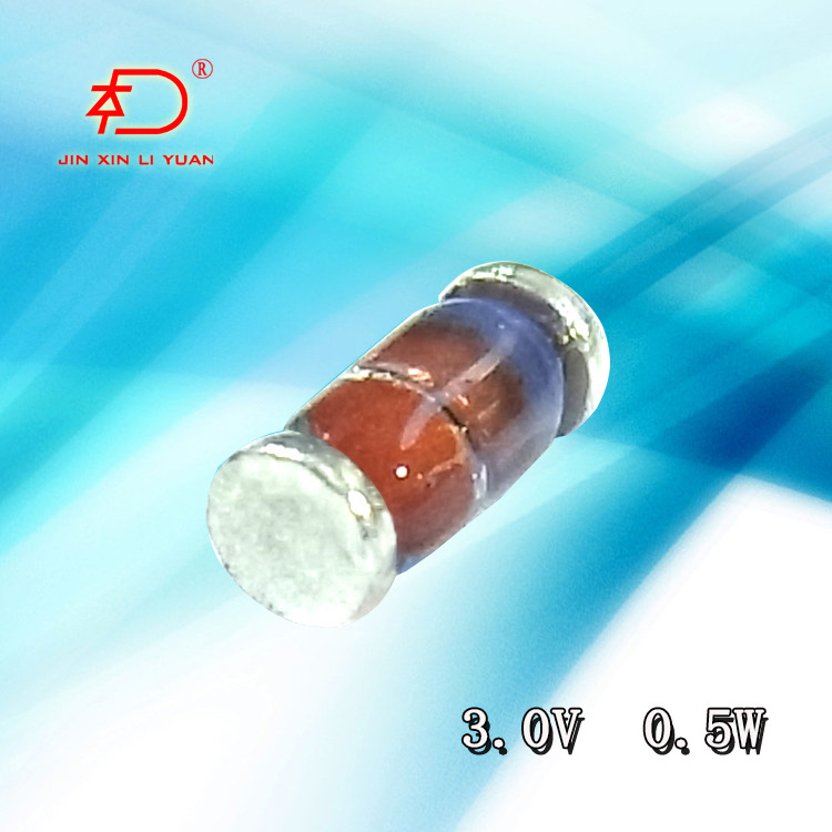 3.0V0.5W贴片稳压管ZMM3V0封装LL-34