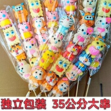 网红棉花糖卡通造型糖果冰糖葫芦软糖商超景区摆摊小孩零食糖果