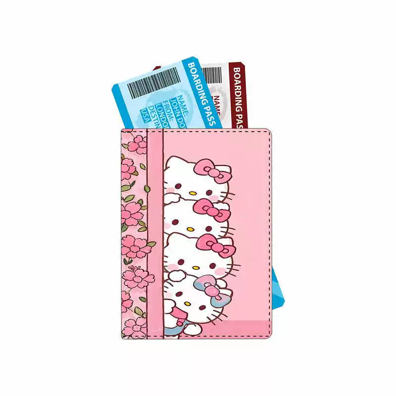 Sanrio, мультяшный универсальный портмоне-паспорт, чехол для путешествий, защитный чехол