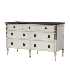 French carved antique-style cabinet, British neoclassical rosewood entryway cabinet, castle-style mansion model room decorative cabinet