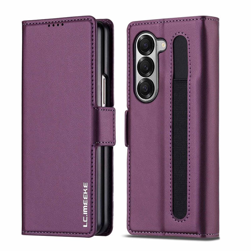 For Samsung Galaxy Z Fold6 5 4 3 5G mobile phone case flip card bracket drop-proof cover