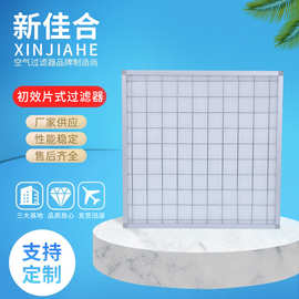 现货初效片式过滤器中央空调防尘无纺布，可洗式滤芯家用可清洗