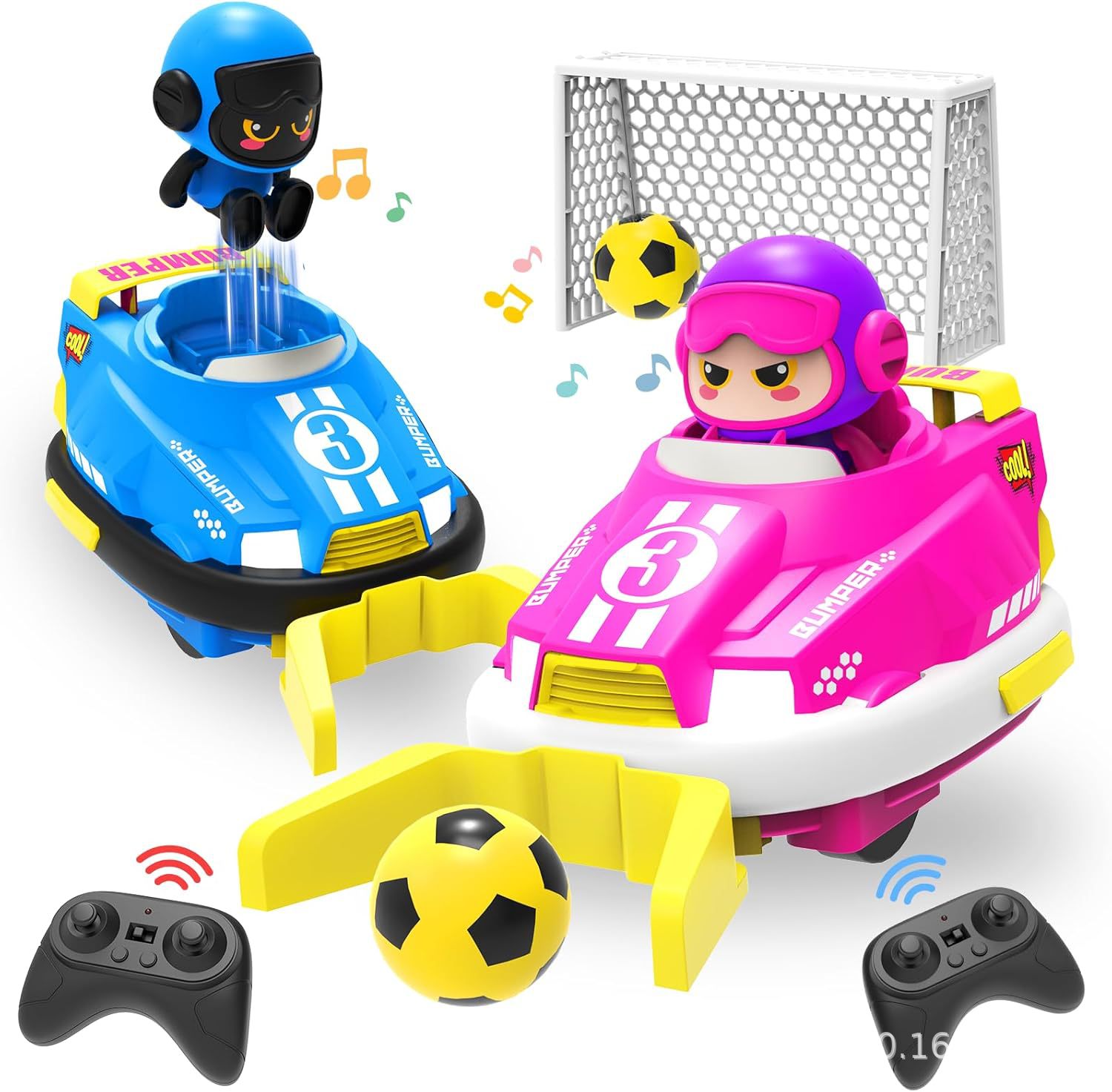 New bumper car with football set