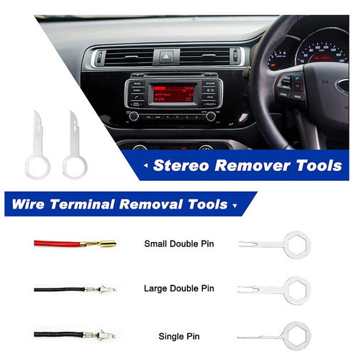 11/19/38-piece audio disassembly tool kit 3pcs car interior panel buckle nail remover light pliers set
