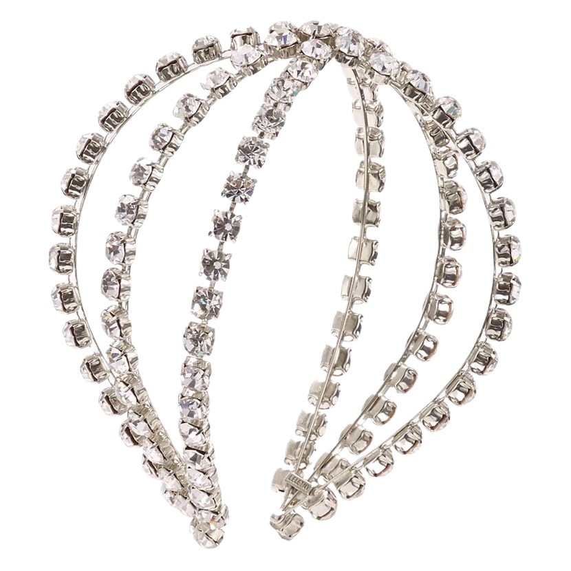 AliExpress Venta caliente hablando en Europa y América brillante multi-capa exagerada completa diamante diadema accesorios vintage banda de pelo