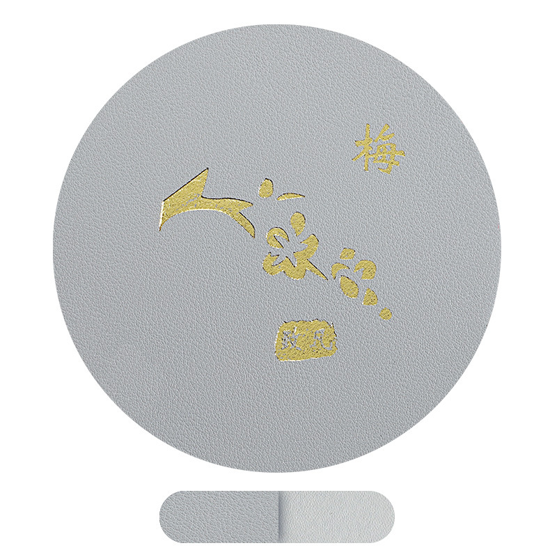 Alfombrilla de mesa de aislamiento térmico de cuero ZF, posavasos simples antideslizantes, aceite impermeable, pu, mesa de comedor de hotel ovalada, alfombra de mesa de cuero para el hogar