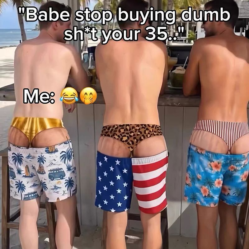 Eye-catching men's beach shorts with American flag patchwork design, fun and trendy holiday shorts for the pool Eye-catching men's beach shorts with American flag patchwork design, fun and trendy holiday shorts for the pool