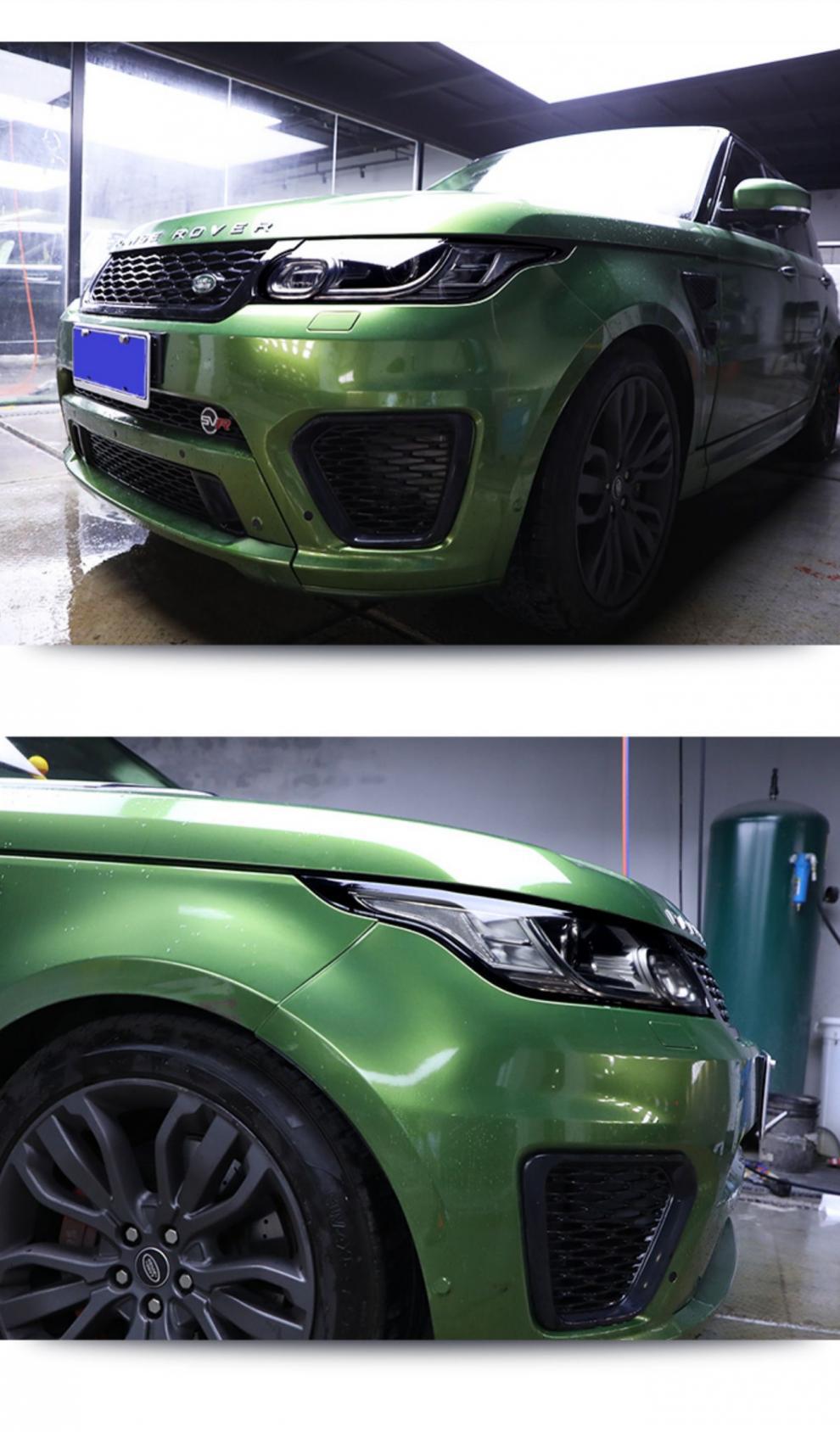 Suitable for 2017-2026 Range Rover Velar blackened headlight film, Range Rover Light Control Transparent-TPU