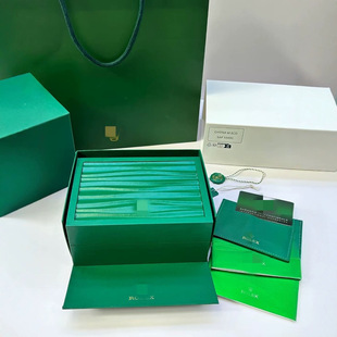 Watch Box New Labor Leather Watch Accessories Box Lao Home Watch Storage Box Green Log High-grade Watch Box