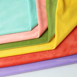 氨纶超柔印花汗布 家纺玩具时装布料 弹性柔软氨纶超柔面料厂家