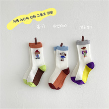 70001夏季新款儿童袜子批发24韩版卡通网眼短袜精梳棉薄款运动袜