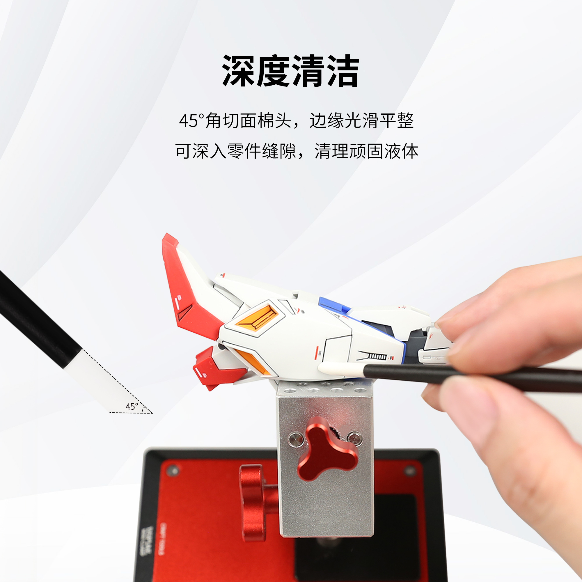 Display PT-WP Wipper Rod Modelo Herramienta Gundam Líquido Mancha Loción Recubrimiento