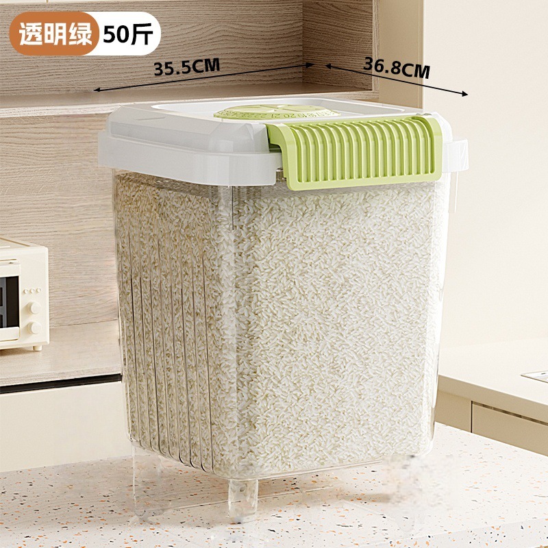 25kg transparent green [food grade] + measuring cup