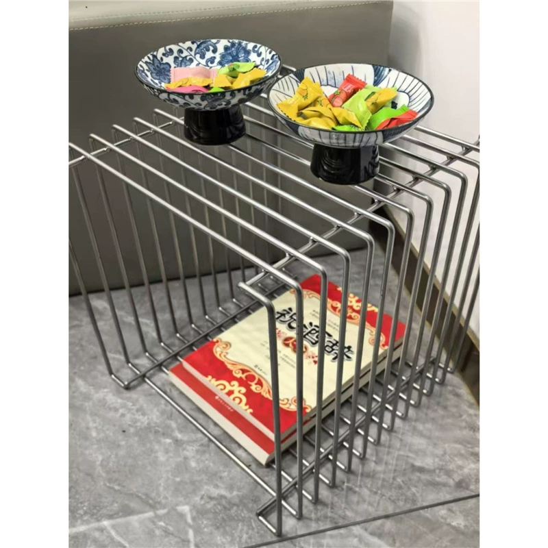 Скандинавская сетка красная полка легкая роскошная минималистская эркер книжная полка напольный настенный настенный стол диван углы