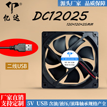 �S��ֱ�NDC12025ֱ��12cm�o��5VҺ��·����USB����������ɢ���L��