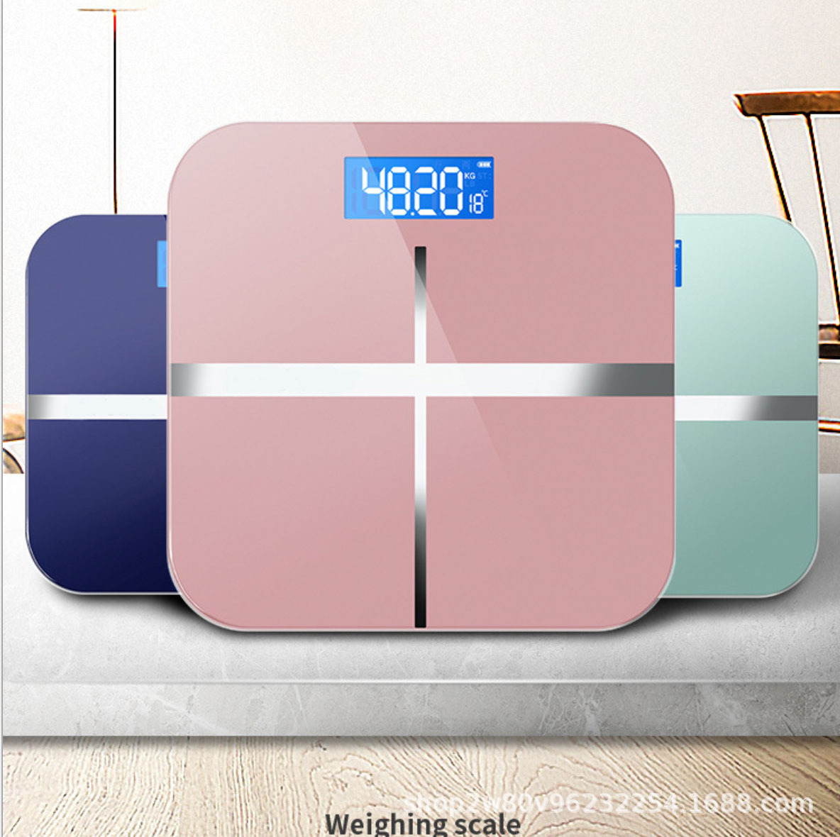 Home Rechargeable Weight Scale Smart Bluetooth Body Fat Scale Electronic Body Scale Cartoon Adult Health Scale Weighing Scale