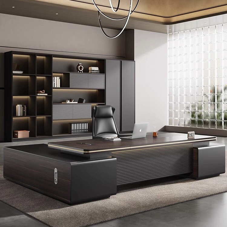 Boss Table Office Table and Chair Combination Simple Modern President Table Executive Desk Manager Desk Furniture Boss Table Office Table and Chair Combination Simple Modern President Table Executive Desk Manager Desk Furniture