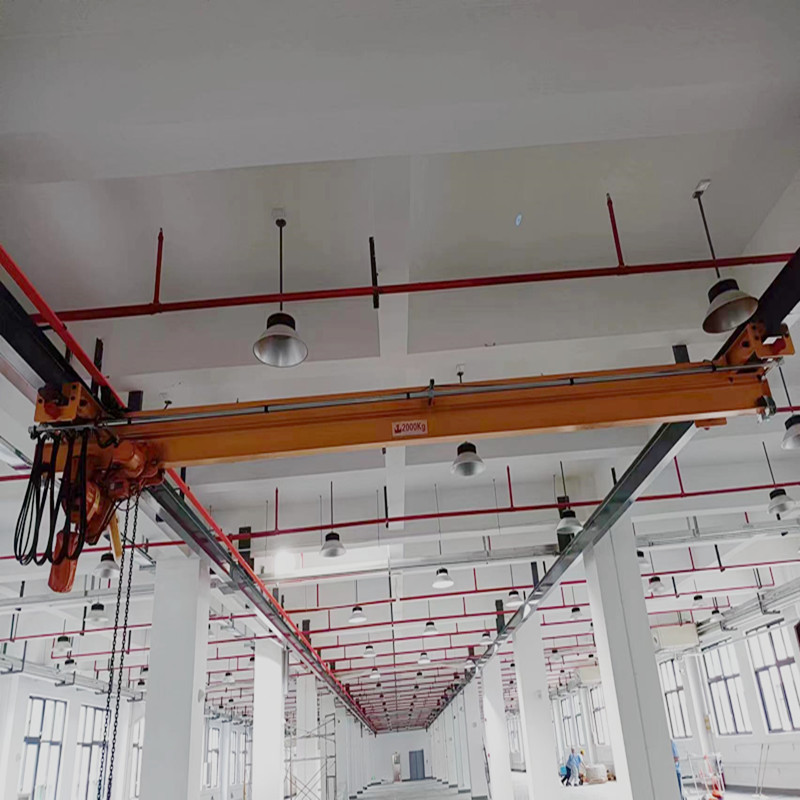 LXD单梁悬挂起重机 2吨组合式电动欧式单梁悬挂起重机