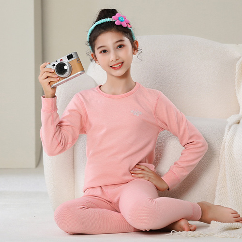 Children's thermal underwear set, boys' Degas, medium and large children's autumn clothes and long pants, girls' autumn and winter pajamas sets