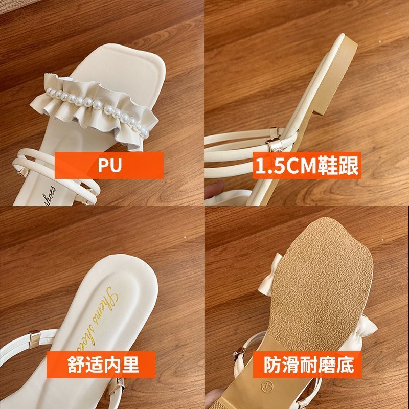 outer wear summer fashion new flat bottom sandals NSPE54650