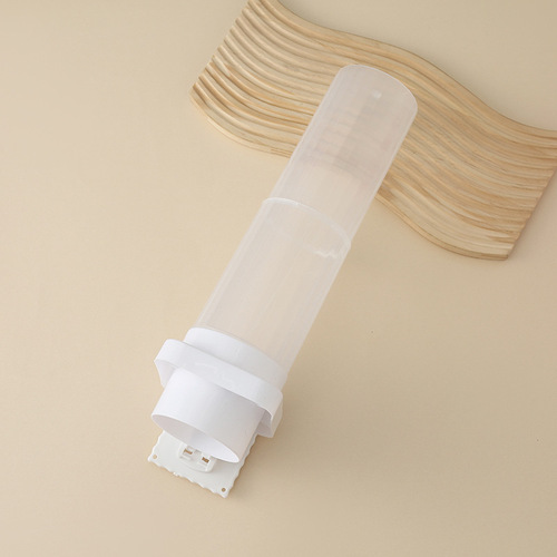 Wholesale wall-mounted hole-free dustproof disposable cup holder portable grab cup holder