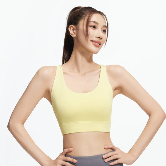 Juyitang New Back Cross Sports Underwear Beautiful Back Integrated Bra Shock-proof Push-up Sports Bra