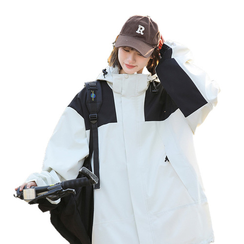 Men's Spring Sport Jacket, Casual Waterproof Outdoor Windbreaker, Trendy Men's Spring Jacket