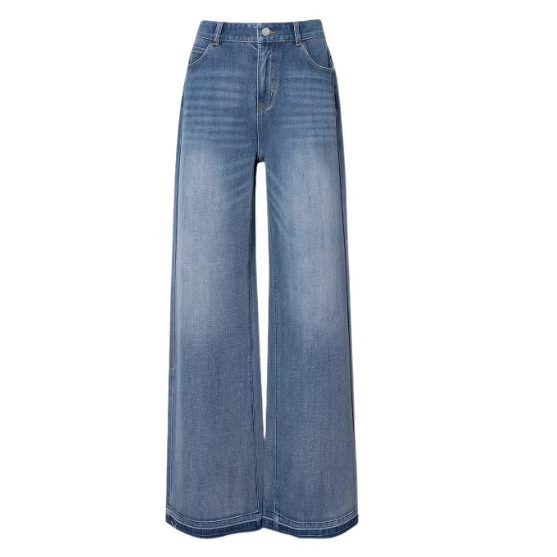 Lemon/Four Seasons B Collection Light Retro Deconstructed Split Hem Straight-Leg Jeans Same Style as in Mall 26 Spring Lemon/Four Seasons B Collection Light Retro Deconstructed Split Hem Straight-Leg Jeans Same Style as in Mall 26 Spring
