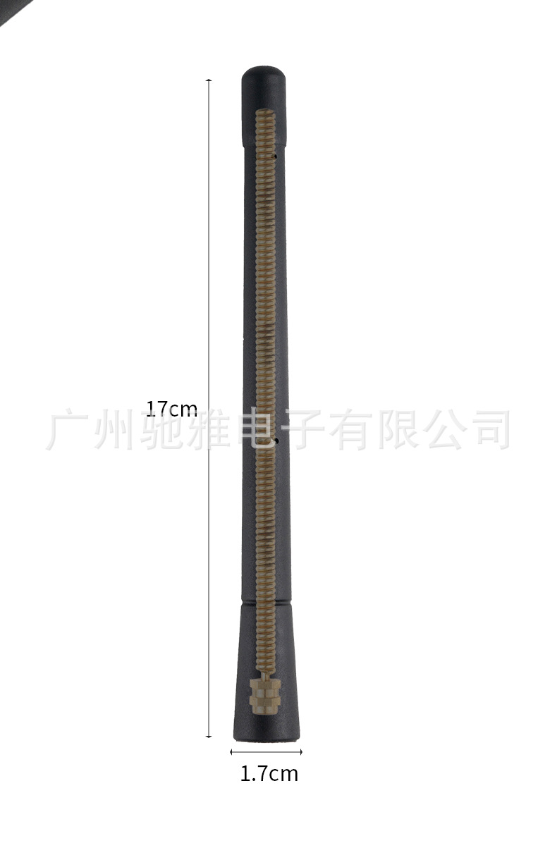 Car Signal Enhancement Radio Telescopic Antenna Pole Universal Modified Car Roof with Exterior Decorative Rubber Antenna Pole