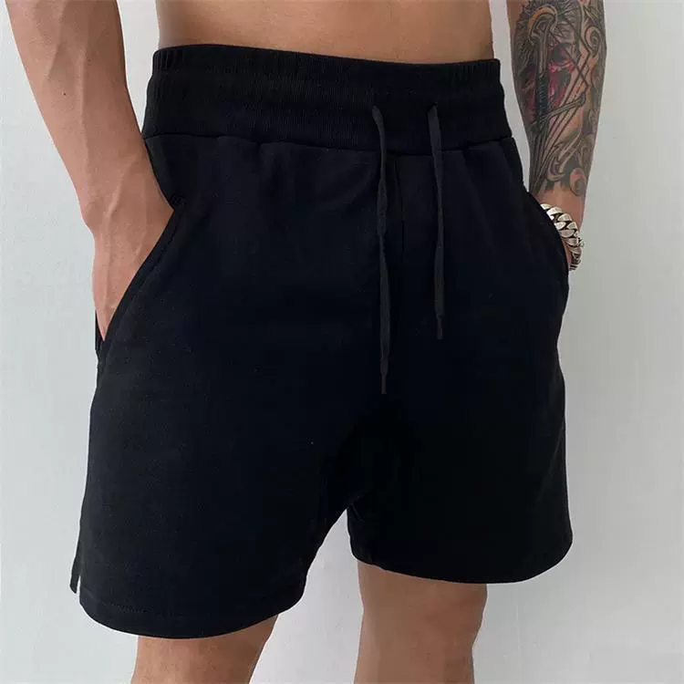 Летние спортивные тонкие шорты для тренажёрного зала, дышащие брюки, slim fit, для бега