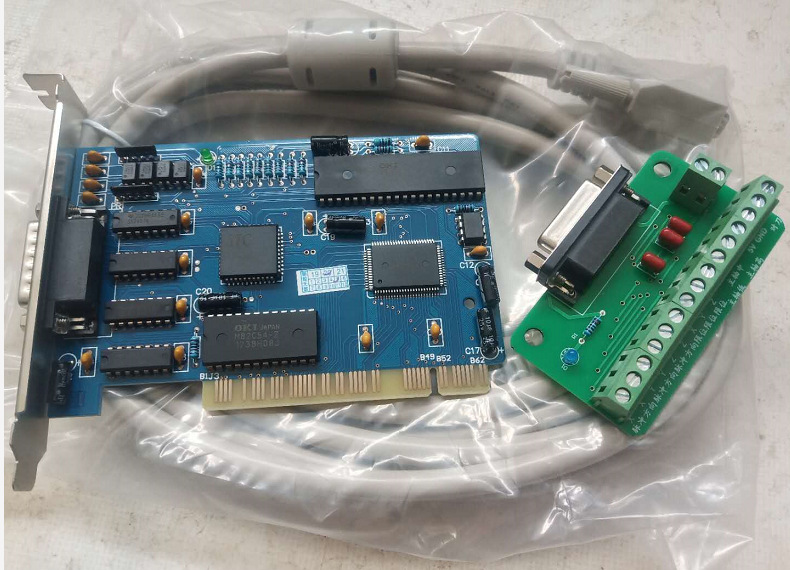 雕刻机维红系统控制卡防雷击卡数据线三轴联运动控制卡雕刻机配件