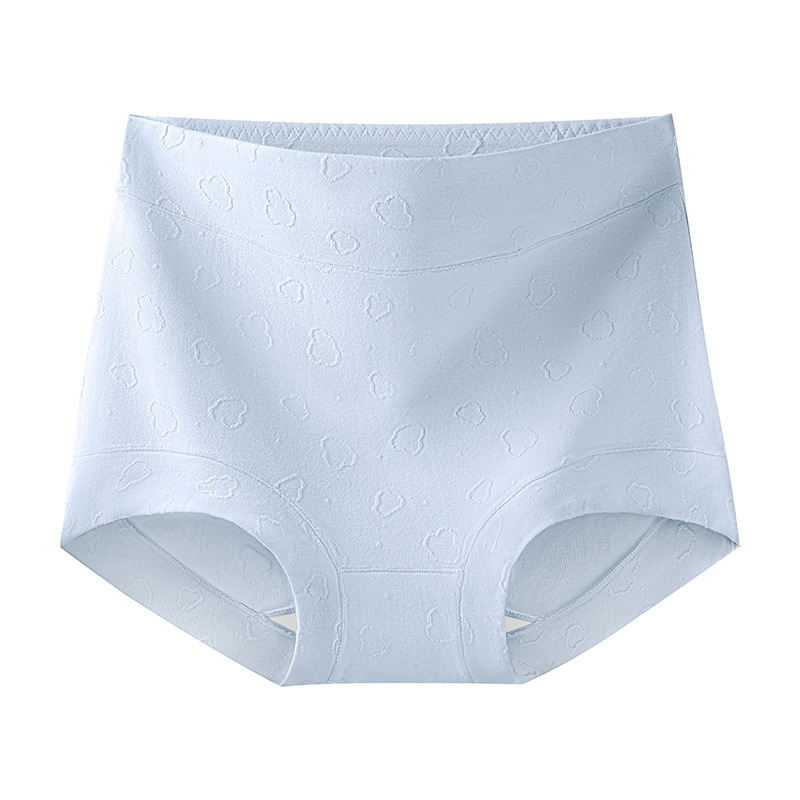 Xinjiang algodón de fibra larga ropa interior cómoda de cintura alta para el abdomen pantalones de seguridad boxer para mujer entrepierna antibacteriana algodón fino refrescante