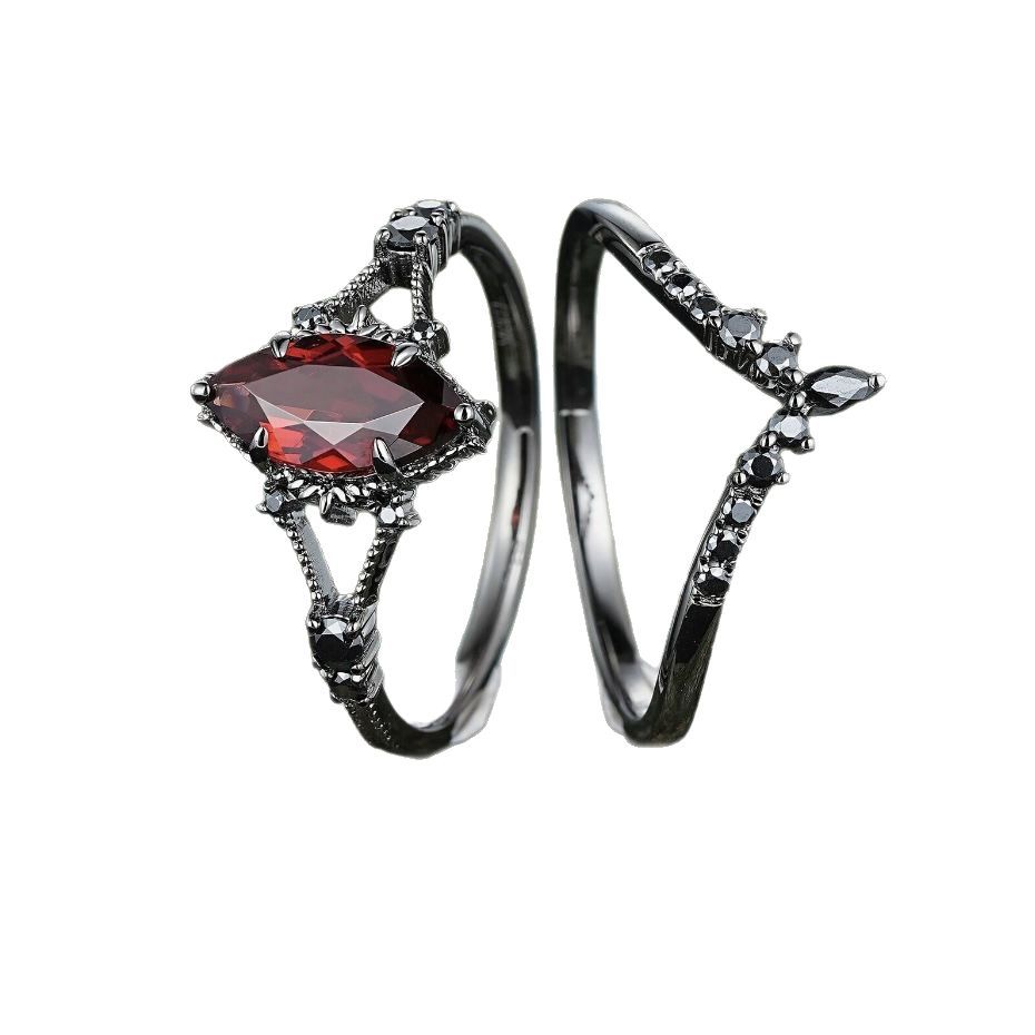 Eleganter Edelsteinring Für Damen Minimalistischer Glücksbringer_voghion.com