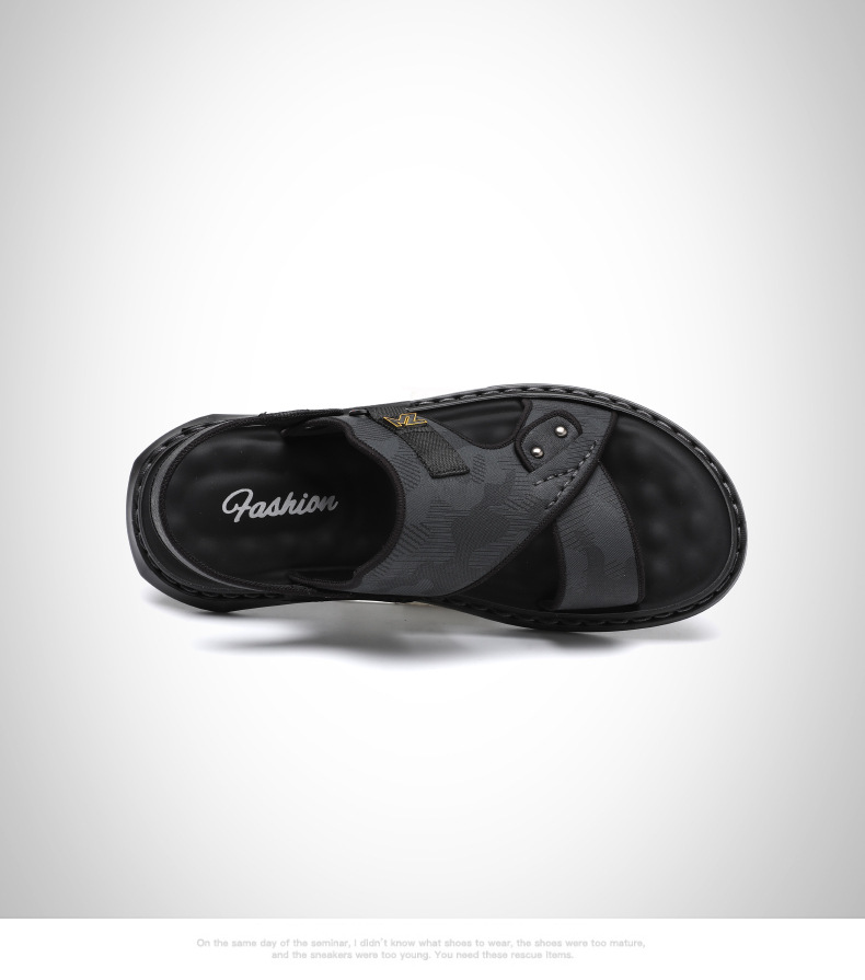 Pantofole da spiaggia casuali antiscivolo in lattice alla moda coreana a doppio uso all'aperto da uomo all'ingrosso di sandali estivi da uomo_voghion.com